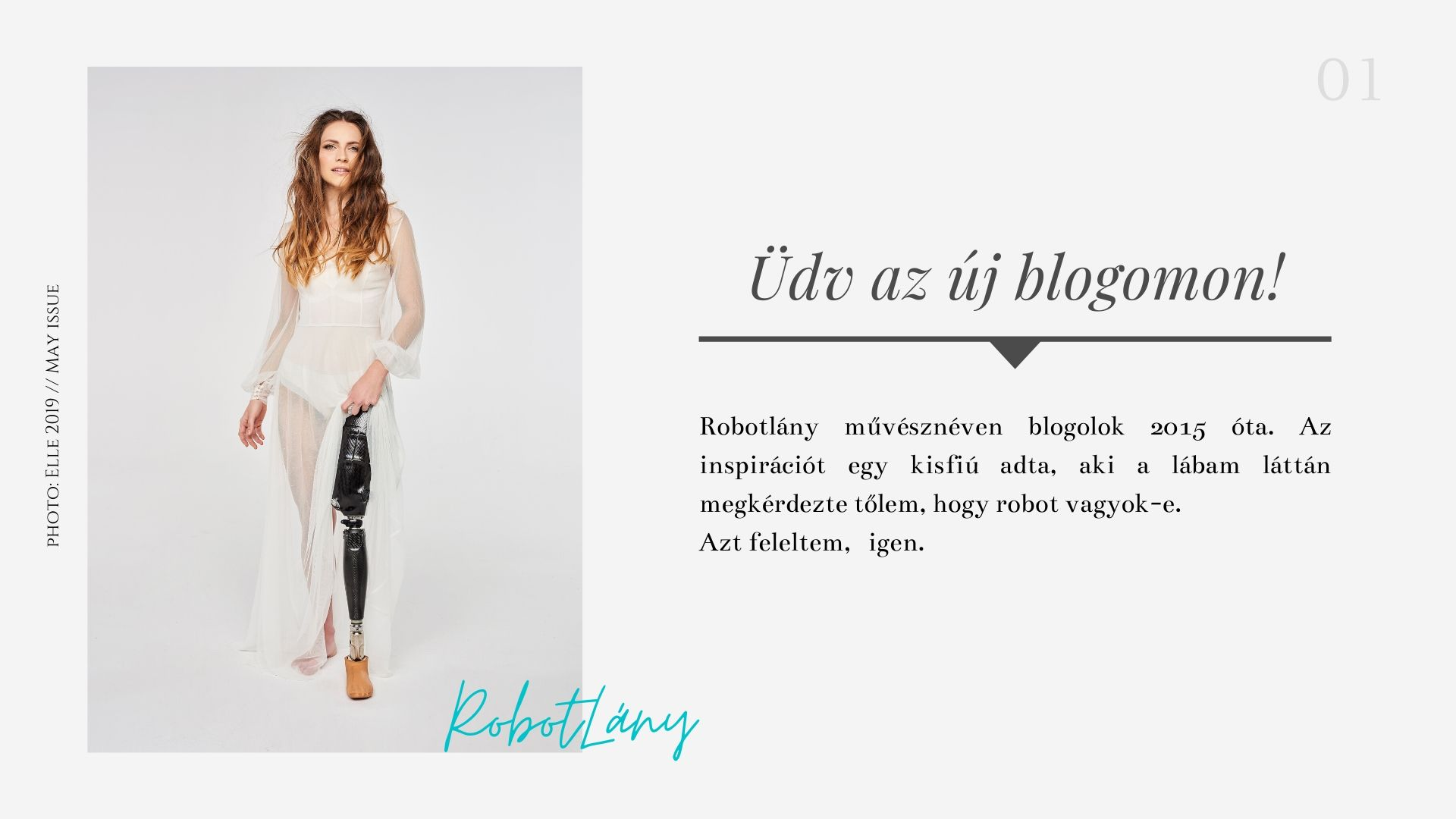 Üdv az új blogomon – Robotlány